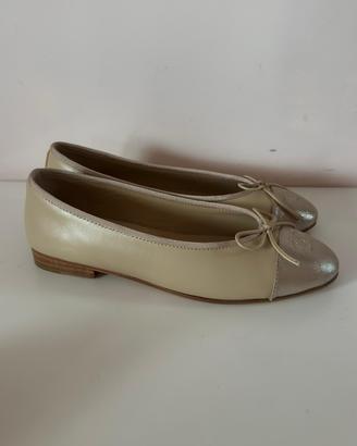 Ballerine cc in pelle donna