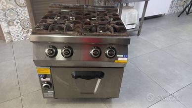 cucina a gas e forno elettrico