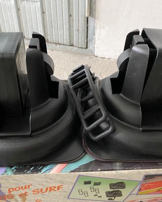 Porta sci o snowboard magnetico
