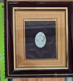 cameo di Torre del Greco in cornice