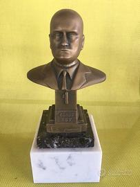 Busto bronzo mussolini