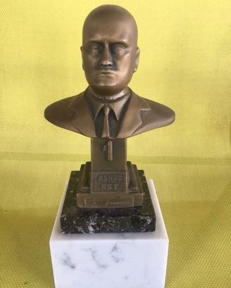 Busto bronzo mussolini