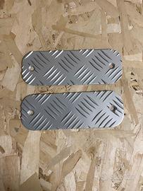 Mandorlato argento paraurti anteriore defender