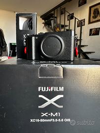 Fuji x-m1 con scatola originale