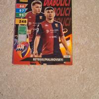 Retegui/Malinovskyi-Diabolici calc. Panini 23/24