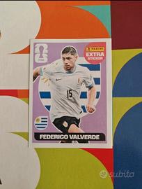 Extra sticker purple panini Federico Valverde nuiv