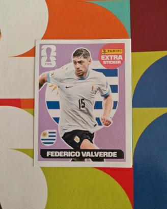 Extra sticker purple panini Federico Valverde nuiv