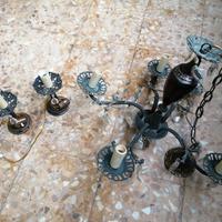 Lampadario e abatjour vintage