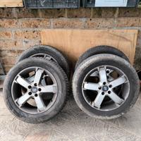 Set cerchi in lega 17 " Ford a 5 fori + gomme term