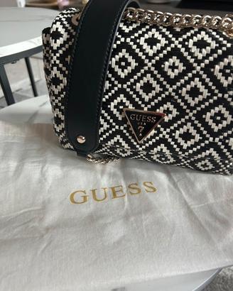 Borsa Guess Rianee - Nero e Bianco