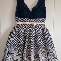 vestito elegante marfil cerimonia
