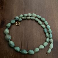 Collana di agata verde