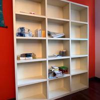 Libreria in listellare mdf/laccata