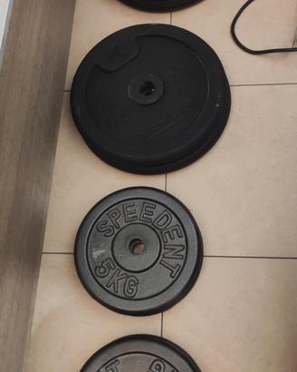 pesi per bilanciere palestra