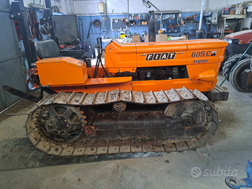 Trattore cingolato Fiat 605 super