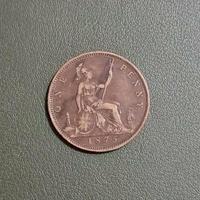 moneta 1 penny 1875 - inghilterra 