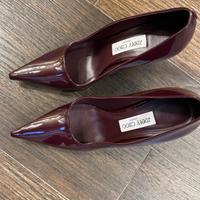 Jimmy Choo Ixia 80 - Décolleté Pelle Granata