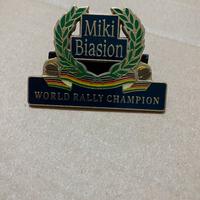 Fregio stemma Miki Biasion world rally champion