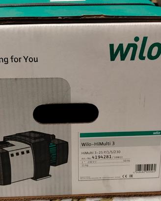 Pompa autodescante WILO HiMulti 3-25 P/1/5/230