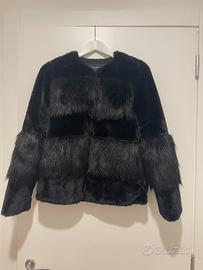 Pelliccia Vero Moda eco-pelliccia nera taglia S