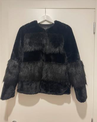 Pelliccia Vero Moda eco-pelliccia nera taglia S