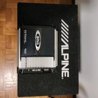 subwoofer ALINE 800W +AMPLIFICATORE 