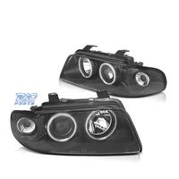 FARI PER AUDI A4 B5 94-99 ANGEL EYES CCFL FONDO NE
