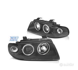 FARI PER AUDI A4 B5 94-99 ANGEL EYES CCFL FONDO NE