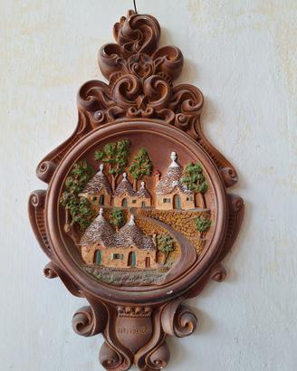 Quadro Vintage- Trulli di Alberobello Puglia,IT