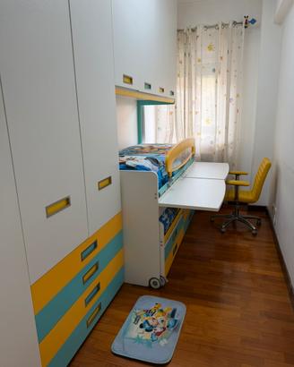 Cameretta Moretti Compact 2 letti + scrivania