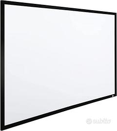 HOMCOM Telo fisso Proiettore da 100 Pollici