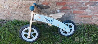 Balance bike bambino legno 