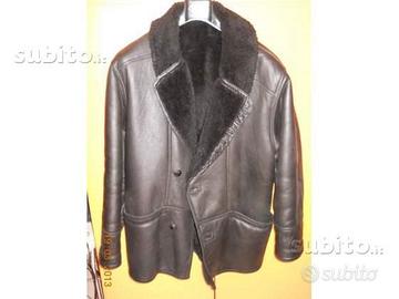 Cappotto nero shearling