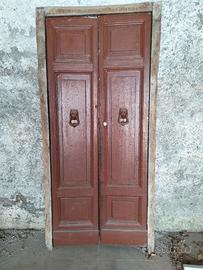 Portoncino a 2 ante fine ottocento