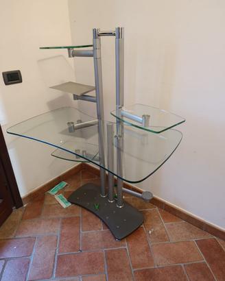 Scrivania in vetro
