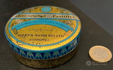 Allenburys Pastilles - Scatolina latta vintage