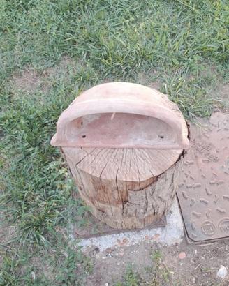 Vasi terracotta da parete (set da 3)