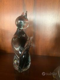 Gatto in vetro di murano