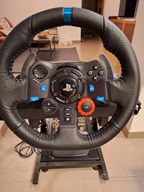 Volante, pedaliera e telaio logitech per play4/3