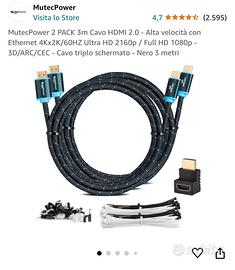 Cavo HDMI 3 metri