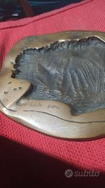 portacenere Svuotatasche carlo brera bronzo