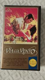 VHS videocassetta film Via col vento