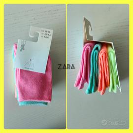 confezione 4 calzini fluo num.20/22 Zara