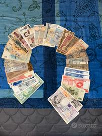 Lotto collezione banconote vari paesi
