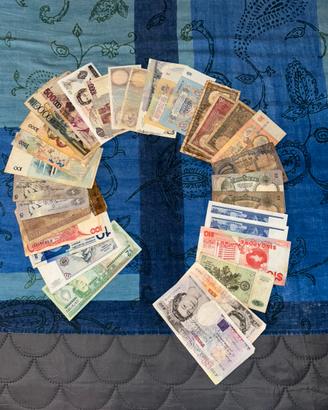 Lotto collezione banconote vari paesi