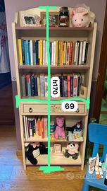 Libreria in legno massello