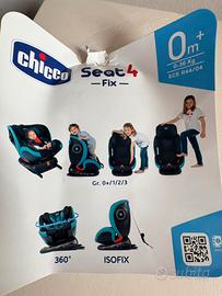 Seggiolino Chicco Isofix  girevole 0+,1,2,3