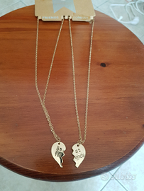 Collane, anelli cuori spezzati friend