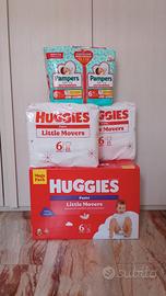 Pannolini sigillati Mutandino Tg 6 Huggies Pampers