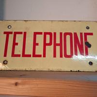 Insegna smaltata francese vintage
